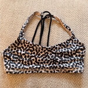 lululemon athletica Black and White Sports Bra